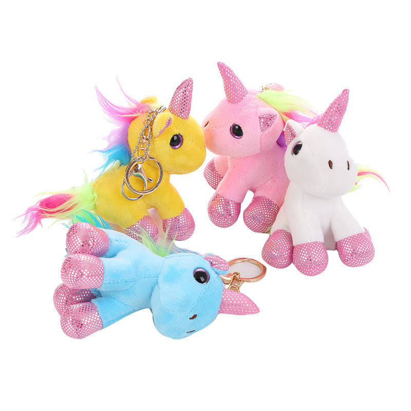 Plushy Unicorn Keychain