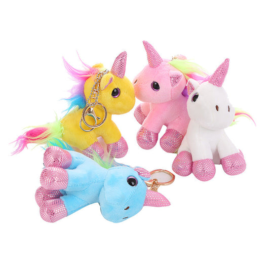 Plushy Unicorn Keychain