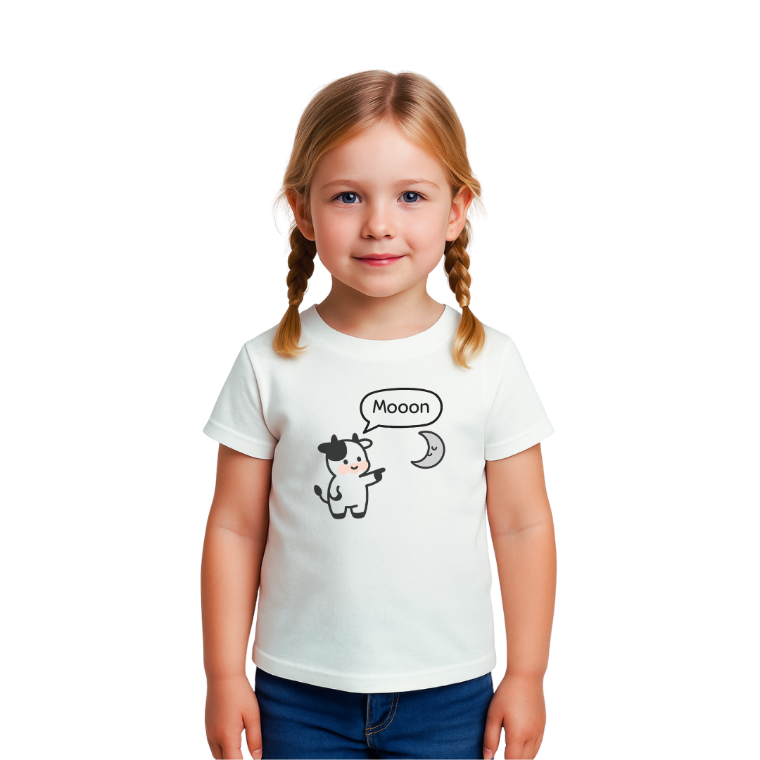 Mooon – Toddler Girl Short Sleeve Tee
