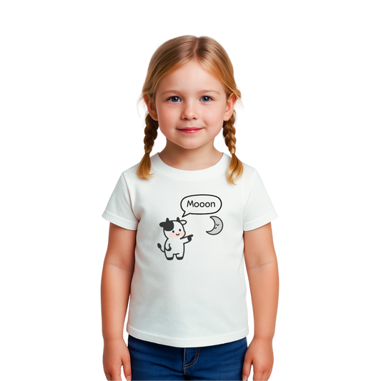 Mooon – Toddler Girl Short Sleeve Tee