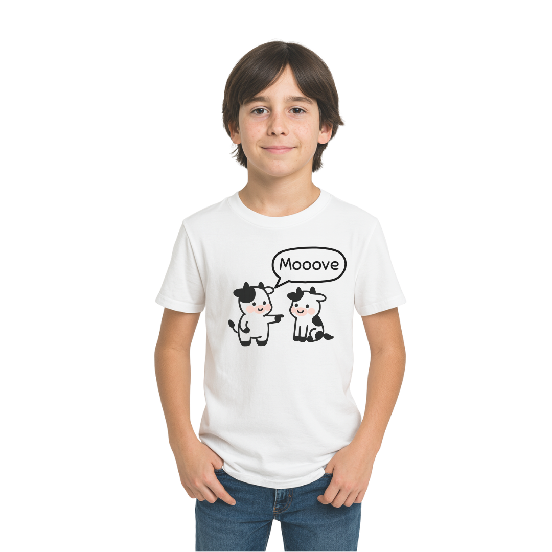 Mooove - Youth Boy Short Sleeve Tee