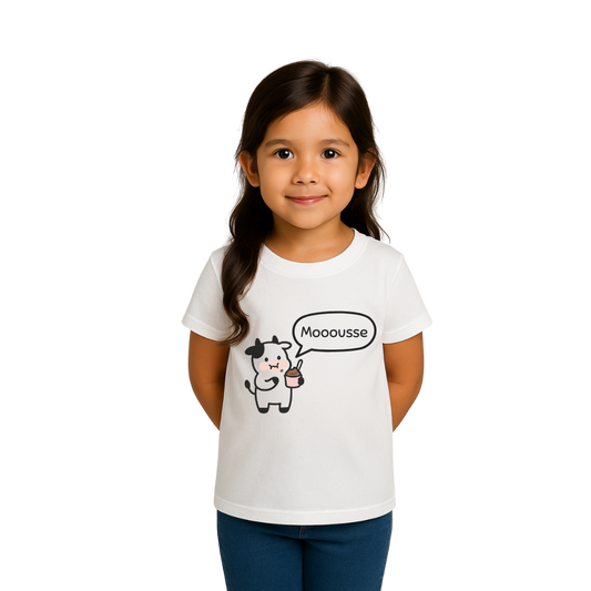 Mooousse – Toddler Girl Short Sleeve Tee