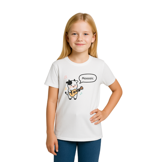 Mooosic - Youth Girl Short Sleeve Tee