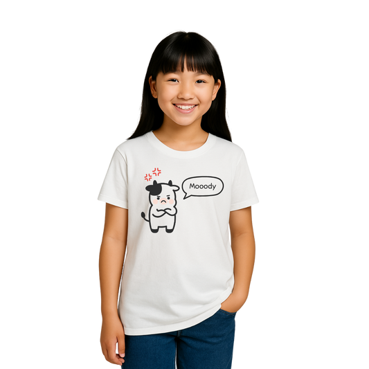 Mooody - Youth Girl Short Sleeve Tee