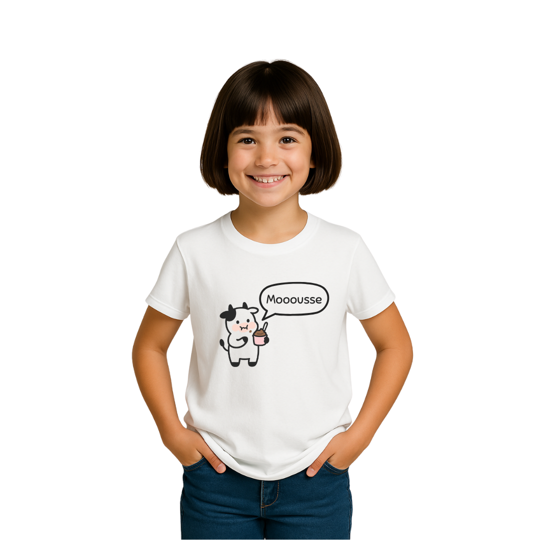 Mooousse - Youth Girl Short Sleeve Tee