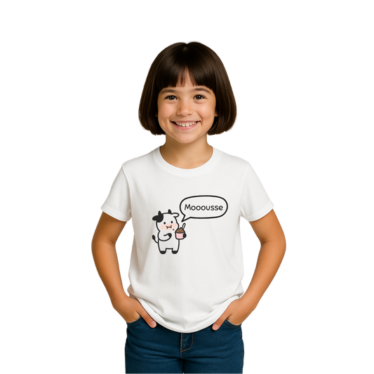 Mooousse - Youth Girl Short Sleeve Tee