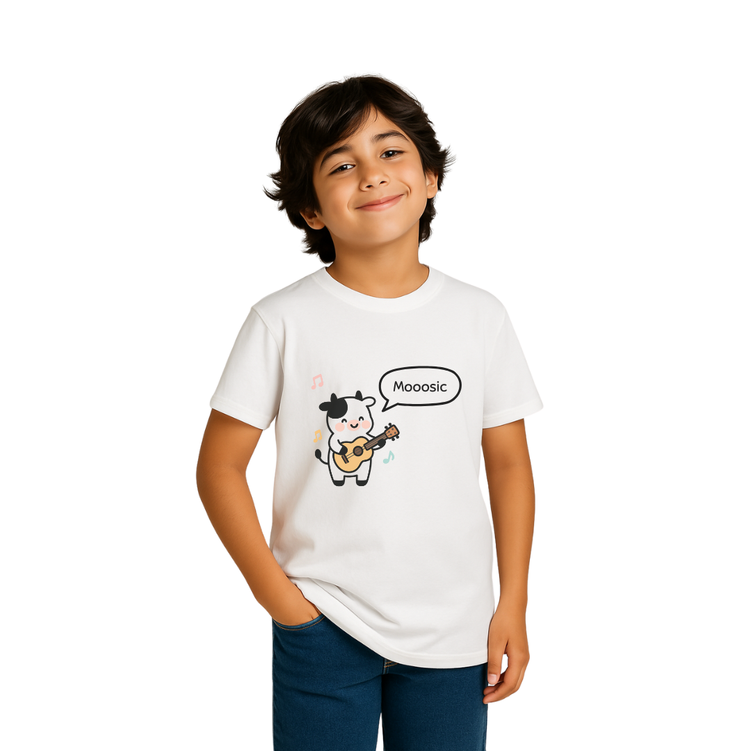 Mooosic - Youth Boy Short Sleeve Tee