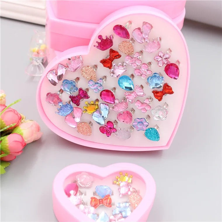 GIFT BOX 36 princess rings