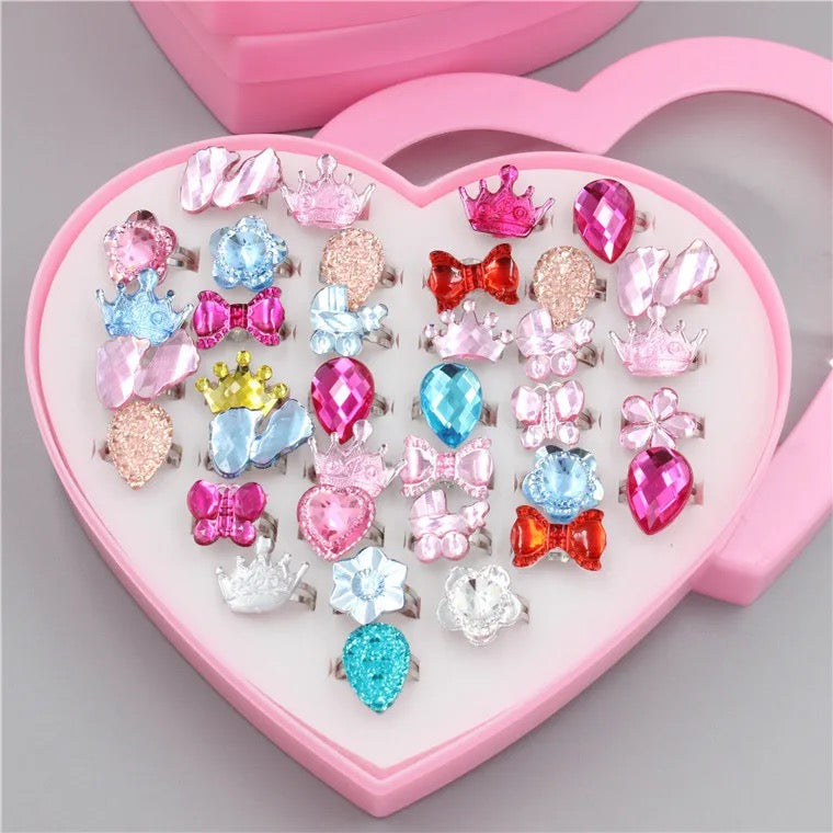 GIFT BOX 36 princess rings