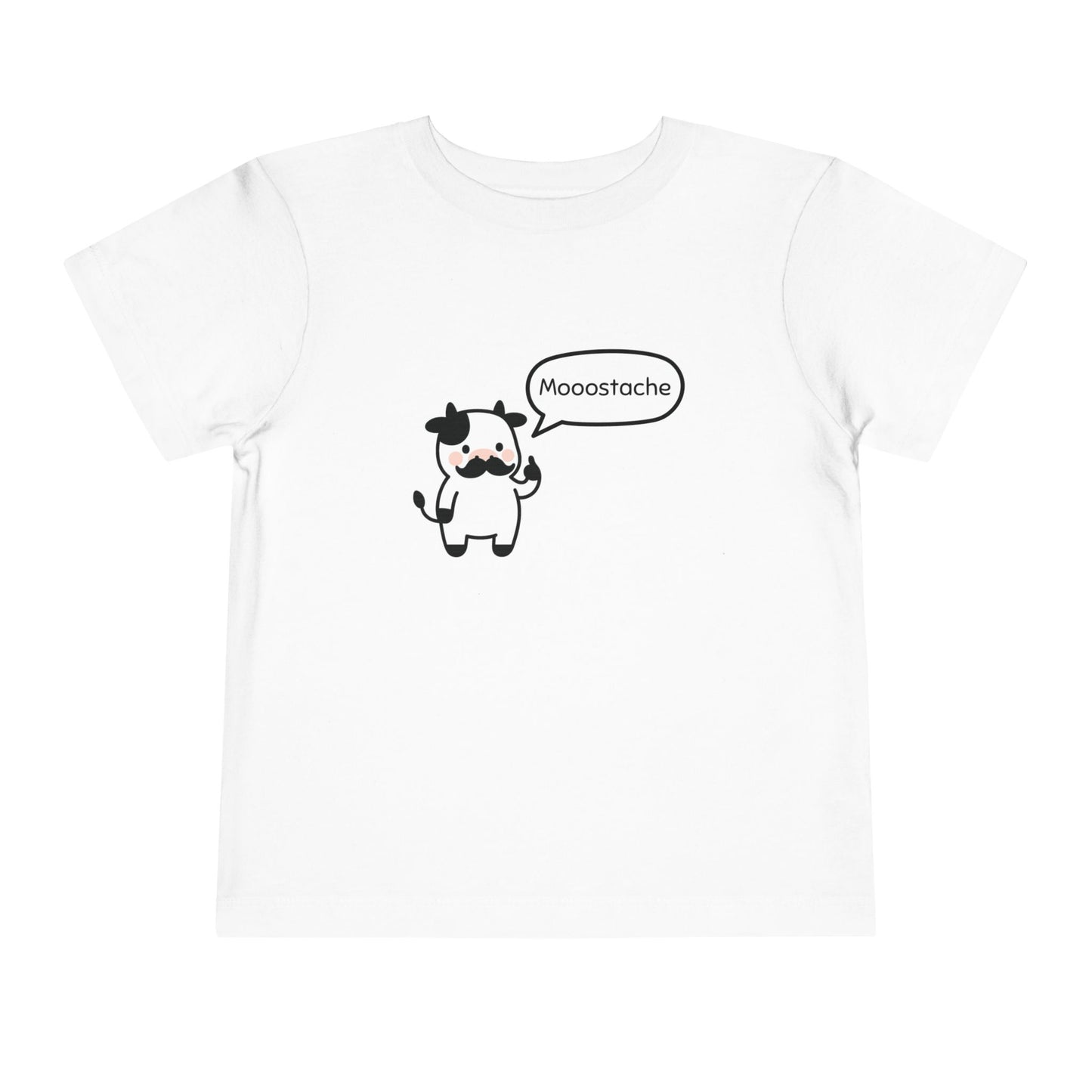 Mooostache – Toddler Boy Short Sleeve Tee