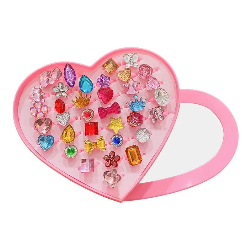GIFT BOX 36 princess rings