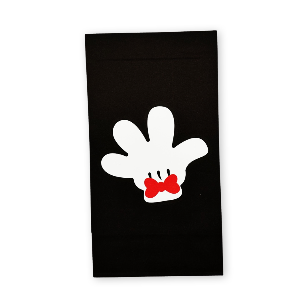 SET of 12 Mickey Mouse Paper Bag with Sticker