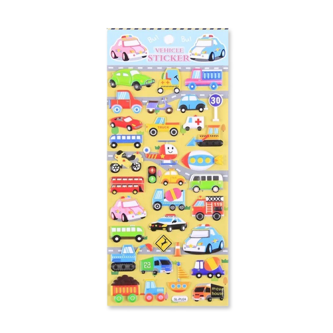 Puffy Car stickers