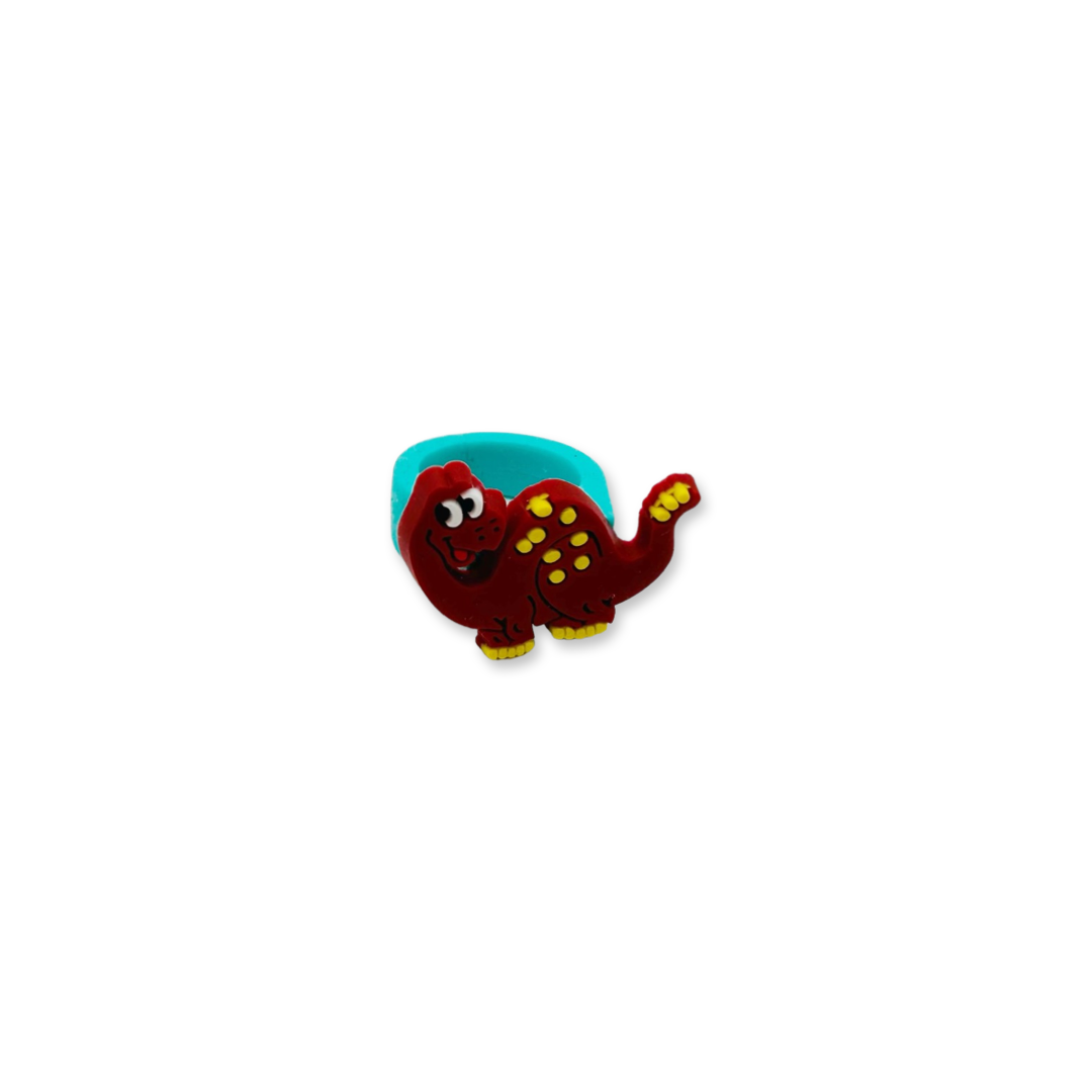 SET of 10 Dinosaur Rings