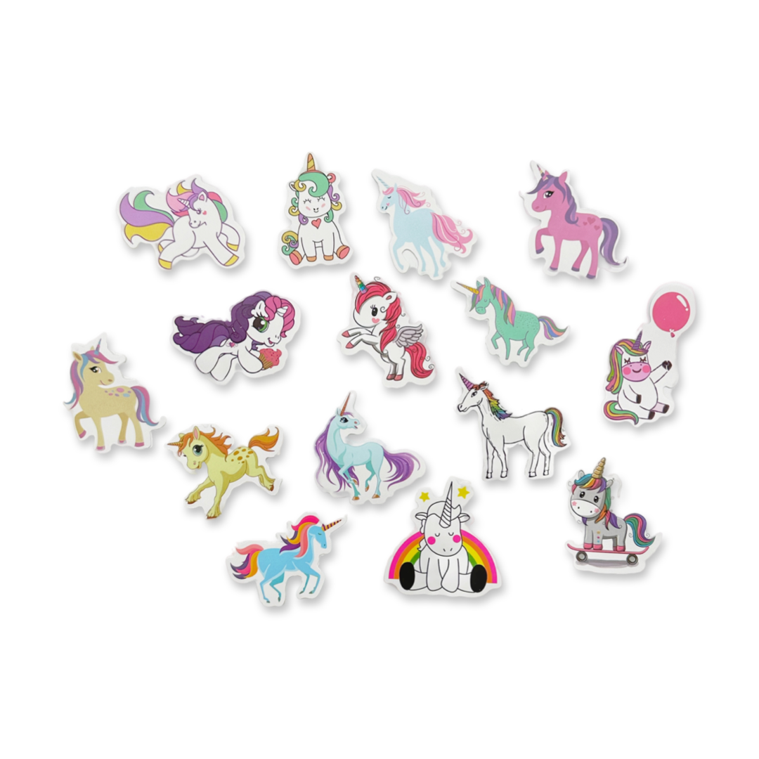 SET of 25 Unicorn Stickers