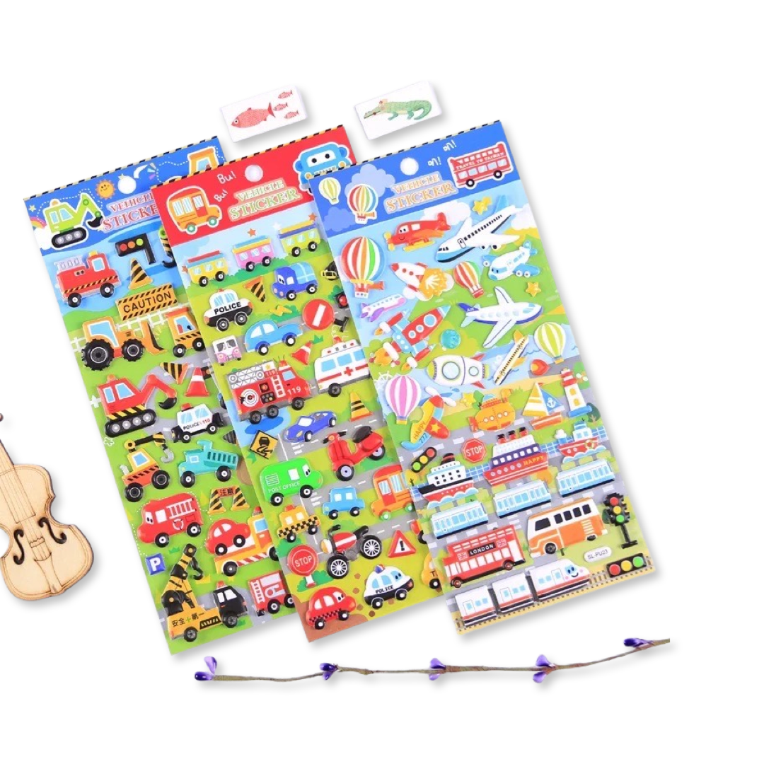 Puffy Car stickers