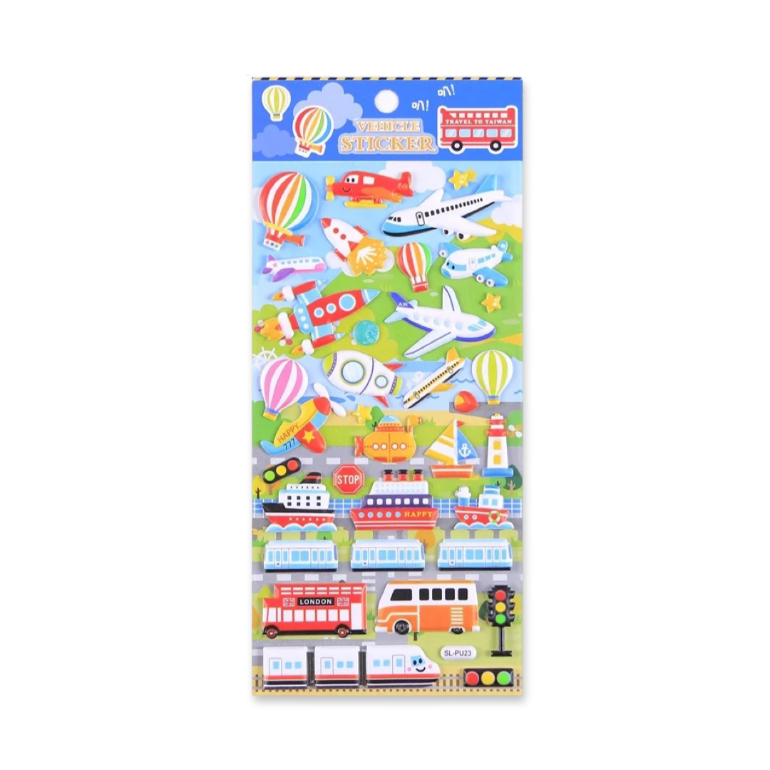 Puffy Car stickers