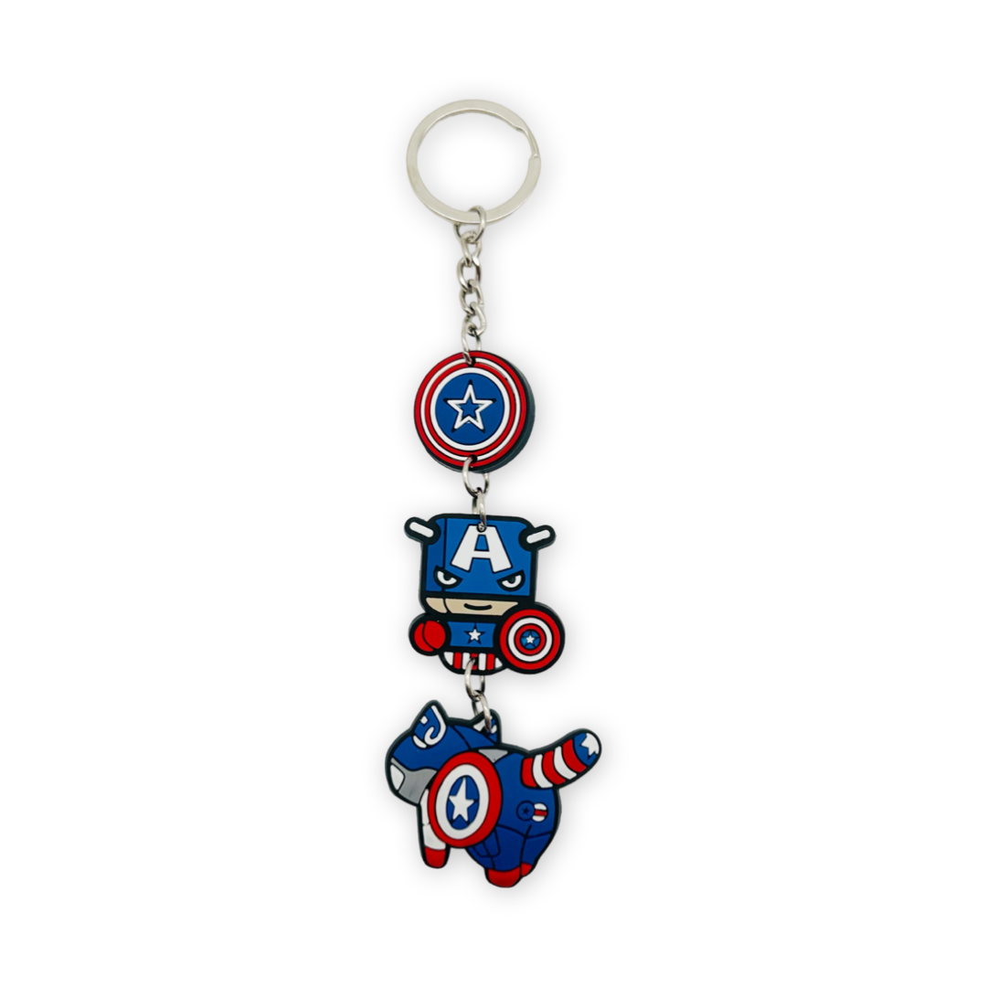 Marvel and DC Comics Keychain