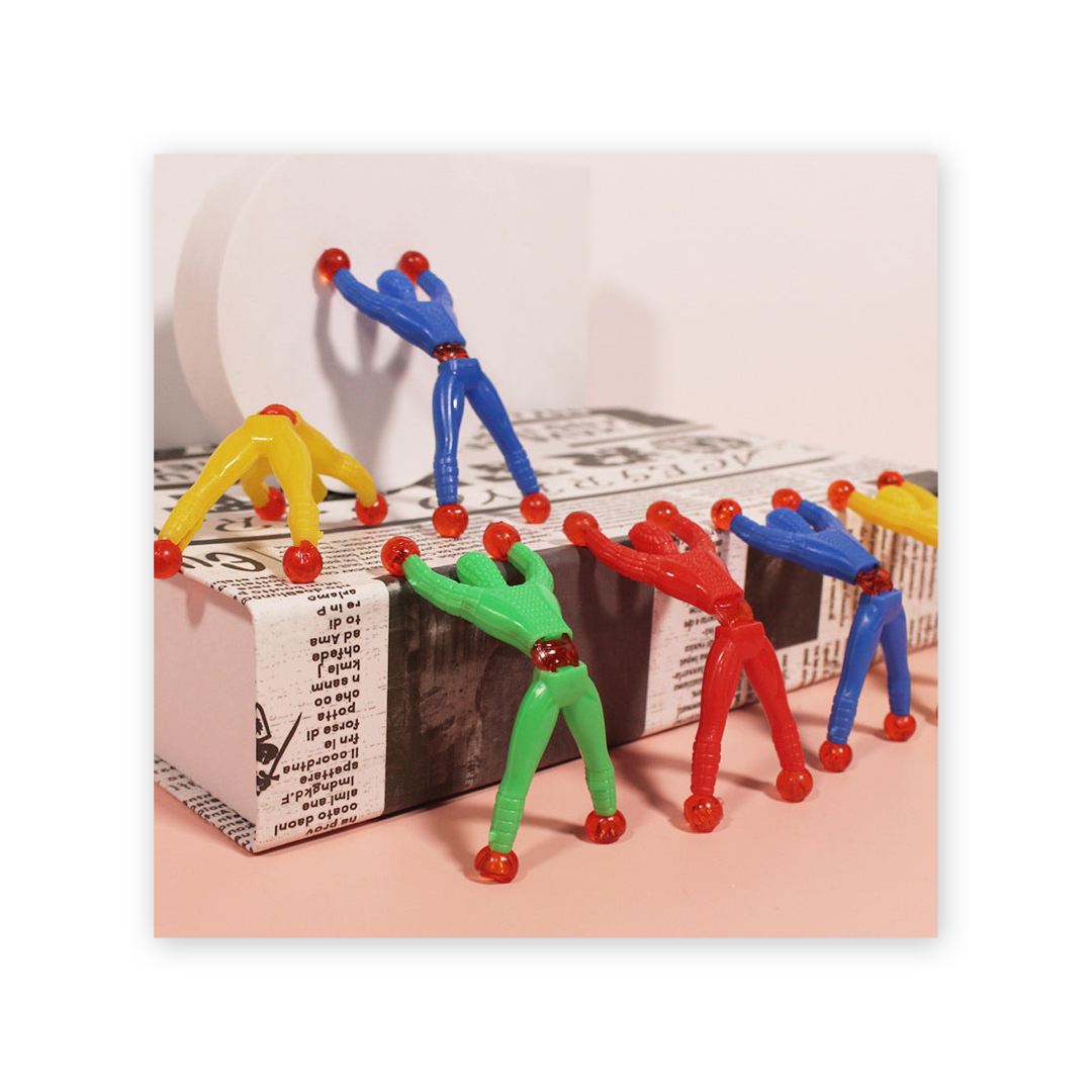 SET of 10 Wall Crawling Spider Man