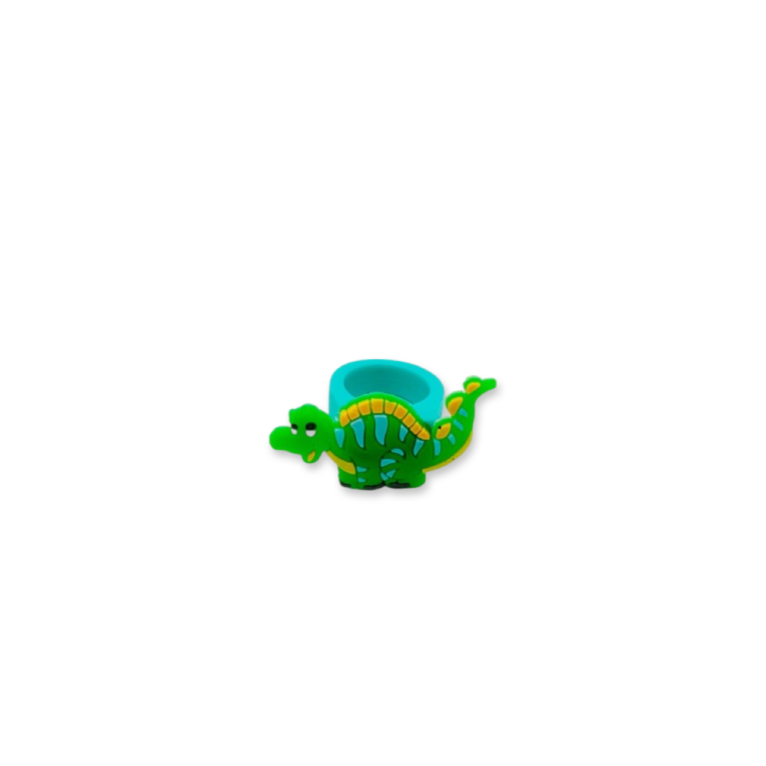SET of 10 Dinosaur Rings