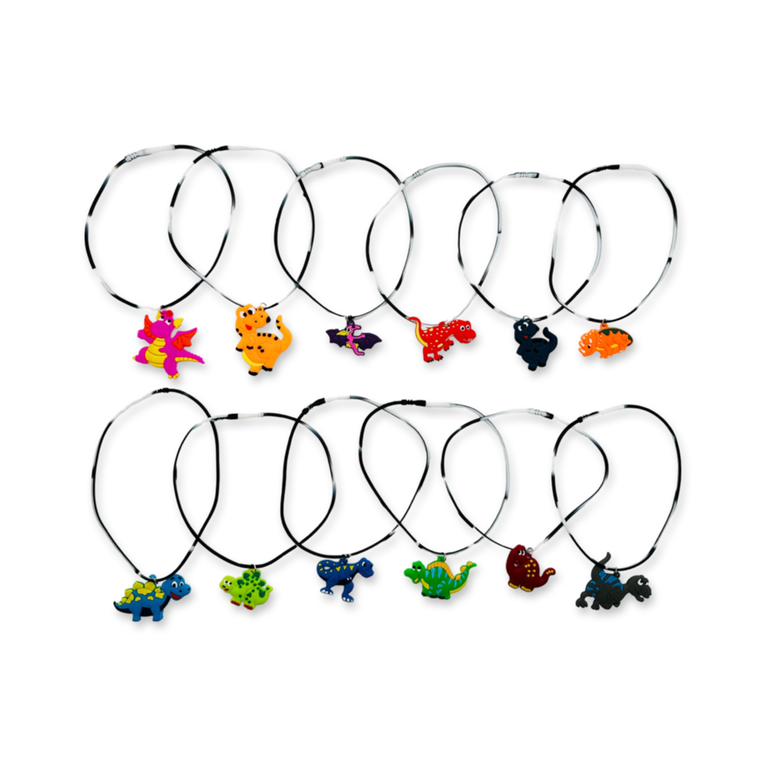 SET of 10 Dinosaur necklace