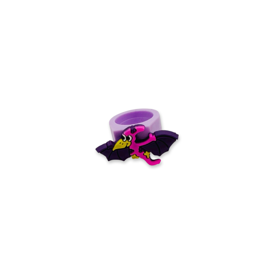 SET of 10 Dinosaur Rings