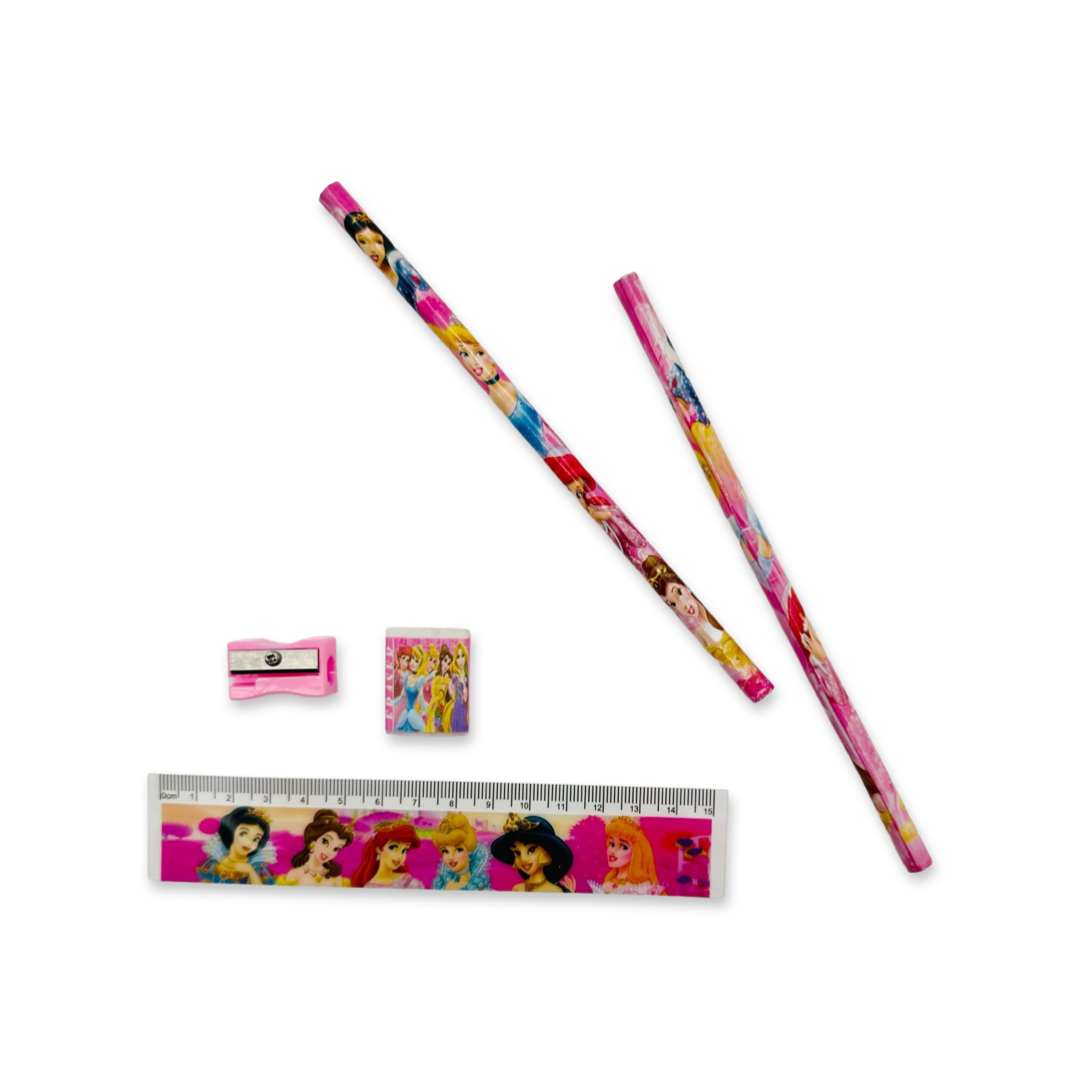 SET of 4 Snow White Stationery kit