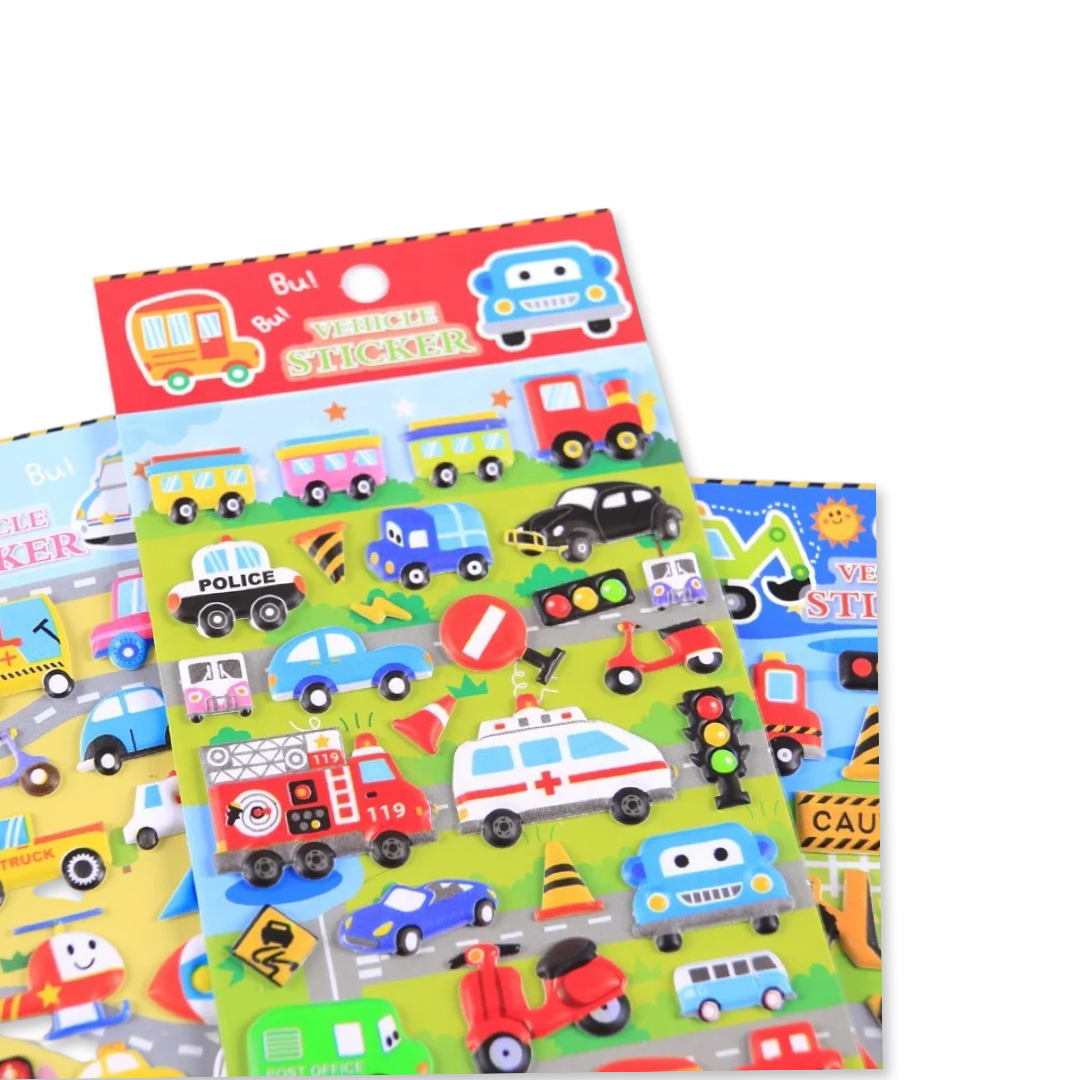 Puffy Car stickers