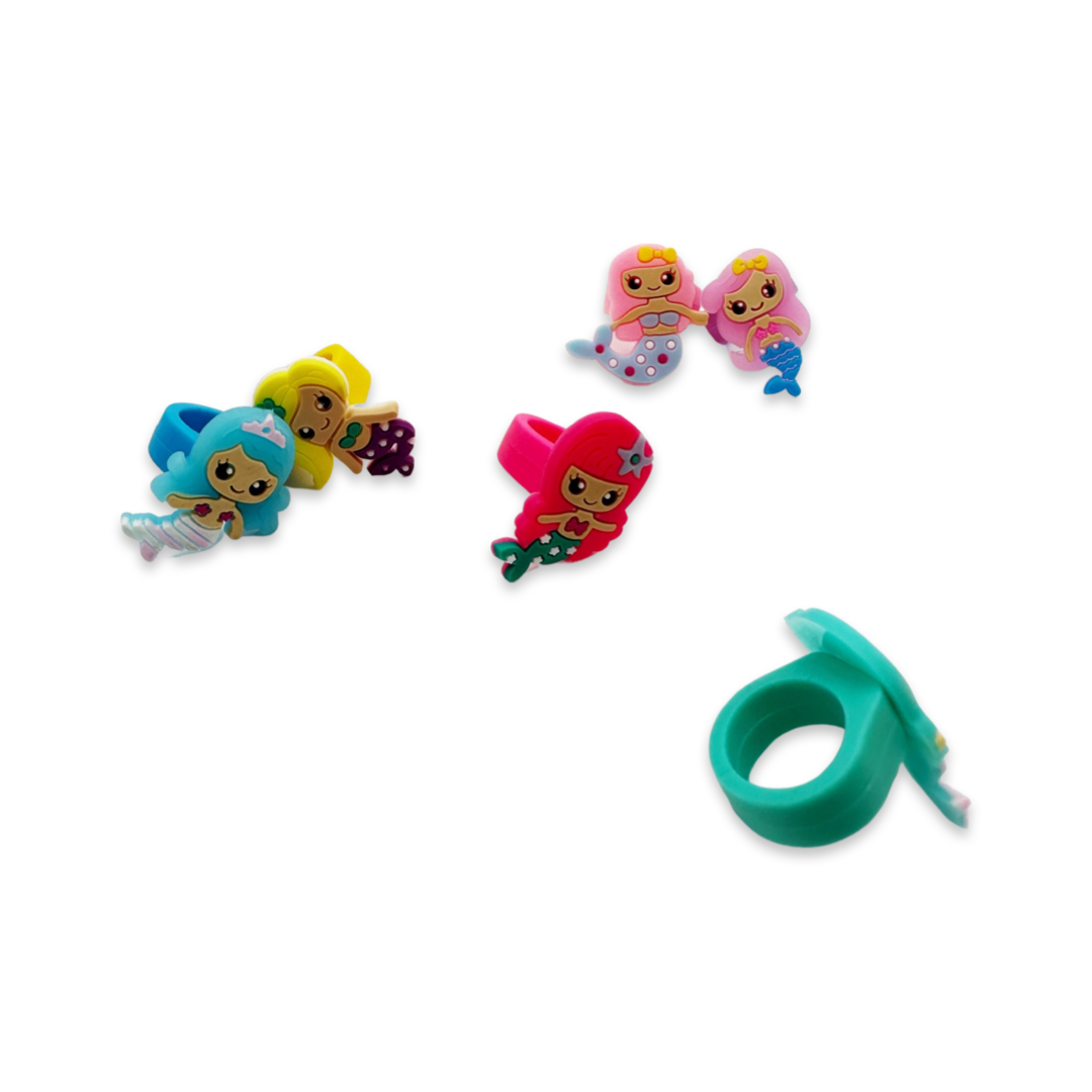 SET of 10 Mermaid Rings