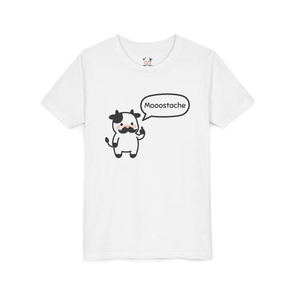 Mooostache - Youth Boy Short Sleeve Tee