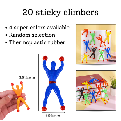 Superhero Party Favor Set — 20 Bags + 140 Favors