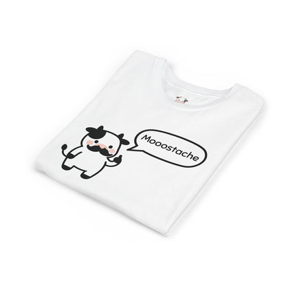 Mooostache - Youth Girl Short Sleeve Tee