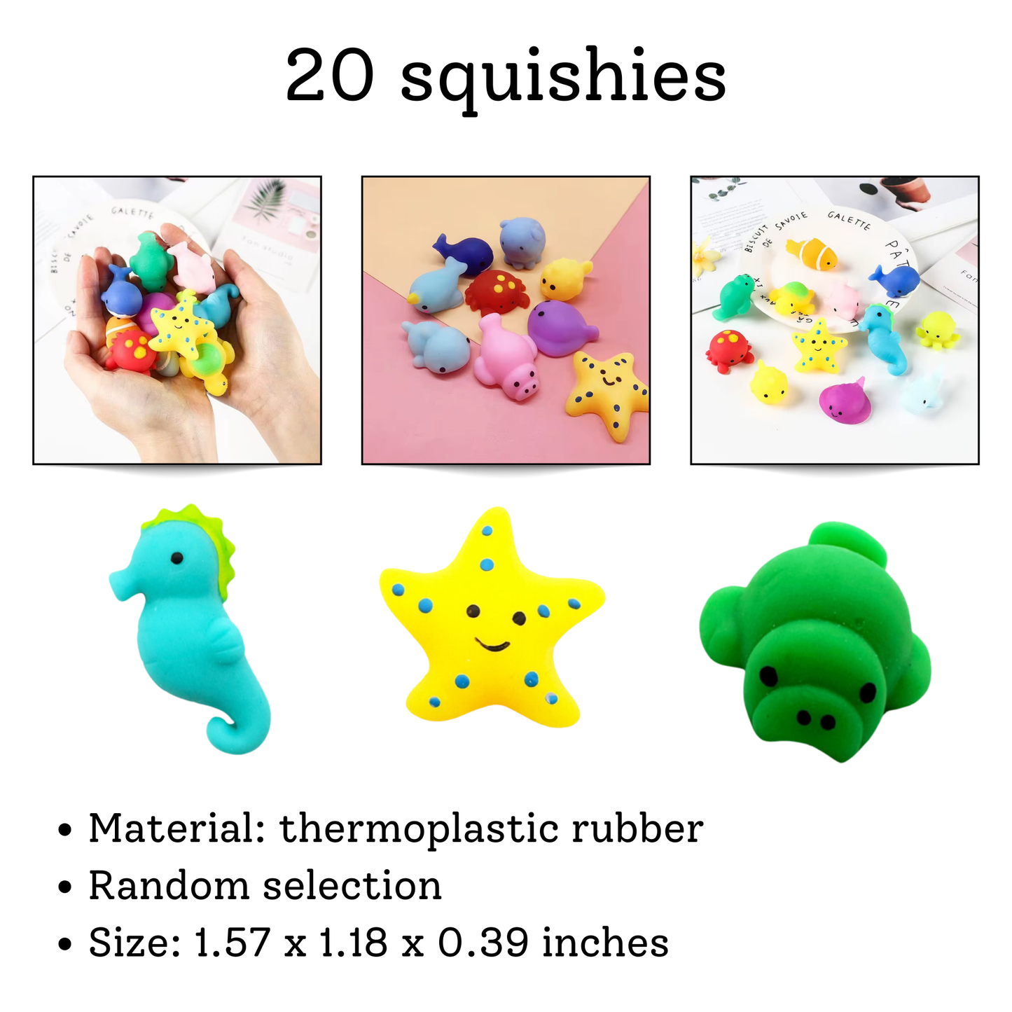 Mermaid Party Favor Set – 20 Bags + 160 Favors