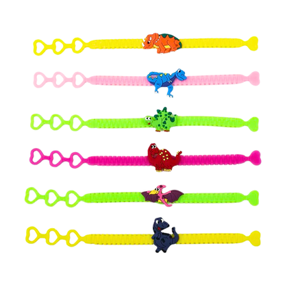 SET of 10 Dinosaur Bracelet