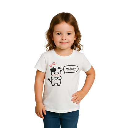 Mooody – Toddler Girl Short Sleeve Tee