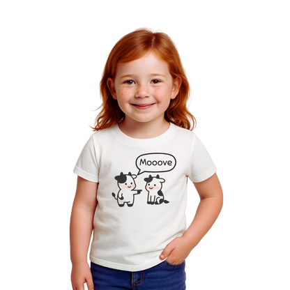 Mooove – Toddler Girl Short Sleeve Tee