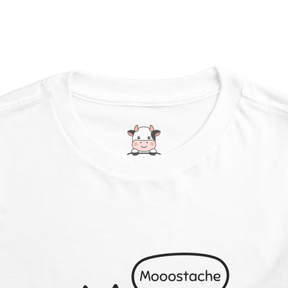 Mooostache – Toddler Boy Short Sleeve Tee