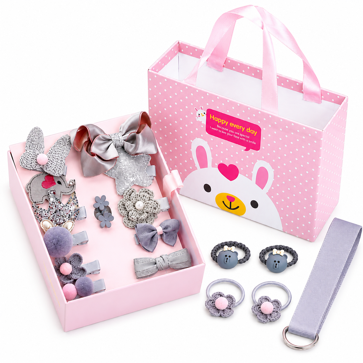 Hair Accessories Gift Box for Girls