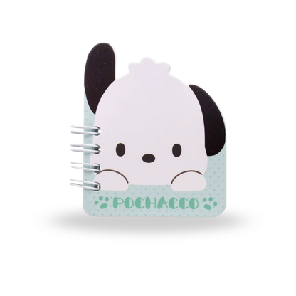 Set of 4 Mini Kawaii Character Coil Notebooks