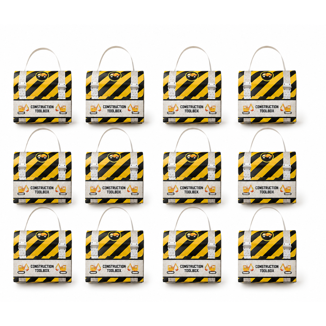 a set of 12 party favor boxes