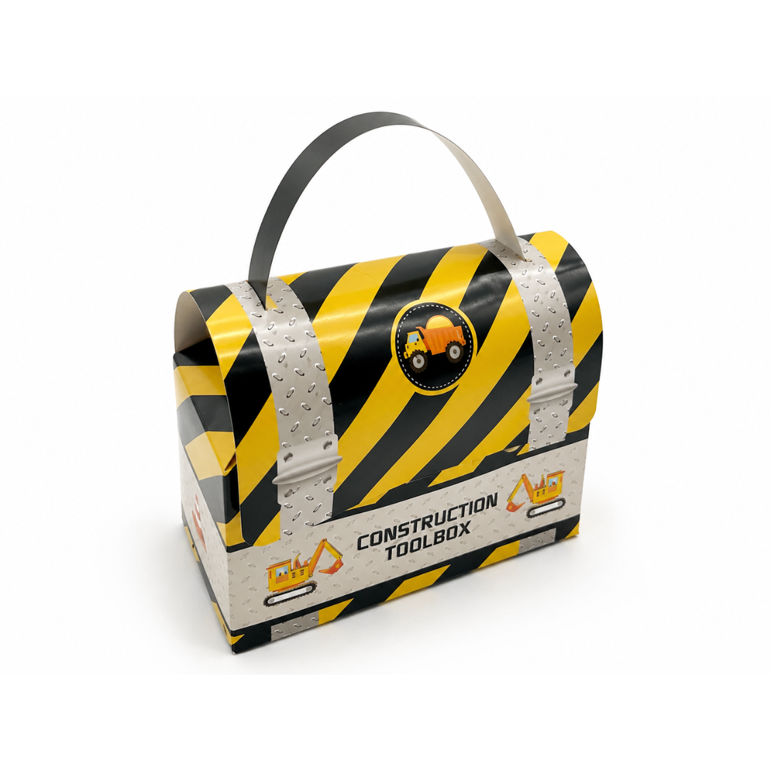 a construction tool box party favor box