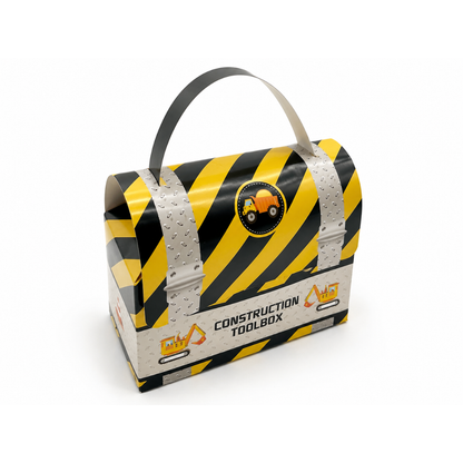 a construction tool box party favor box