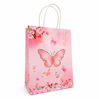 Set of 10 Butterfly Party Favor Bags