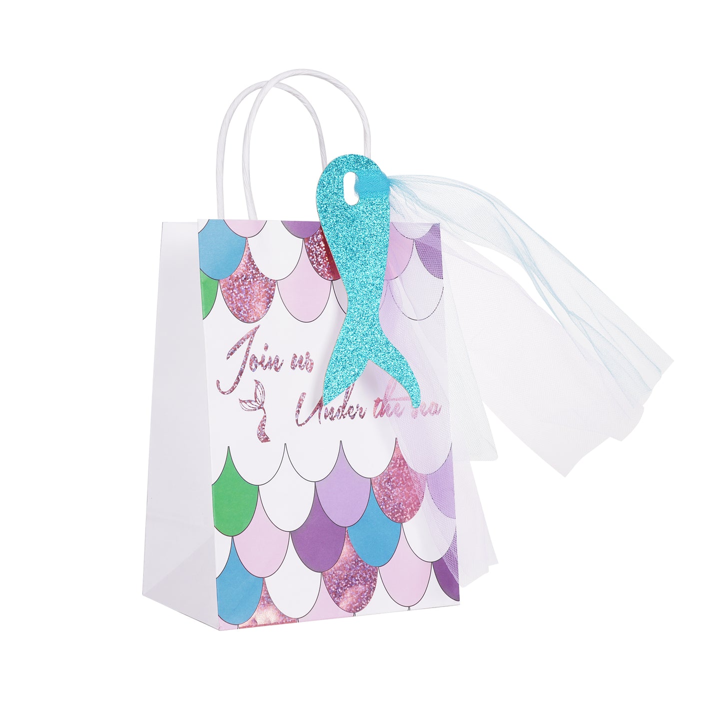 SET of 5 Fancy Mermaid tote bag