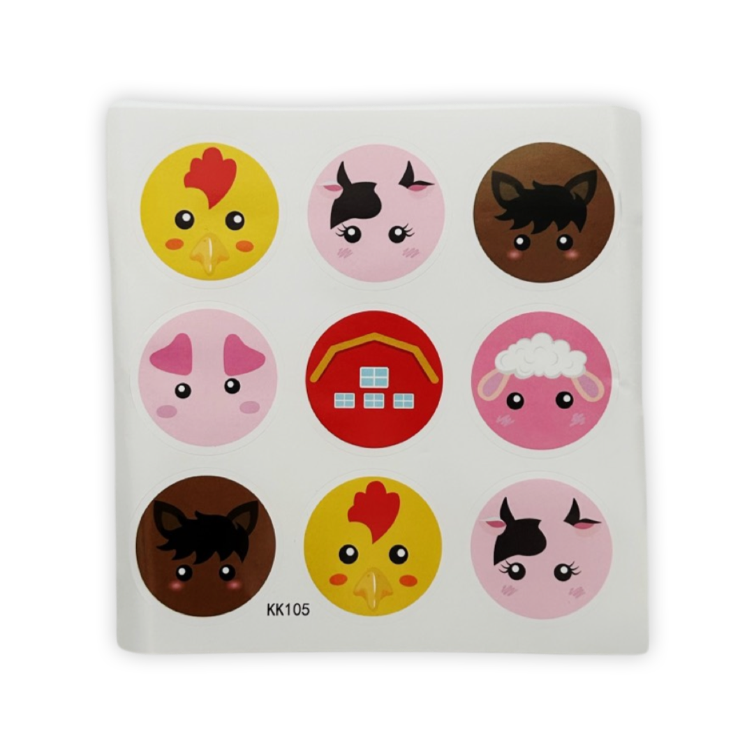 Animal Party Stickers