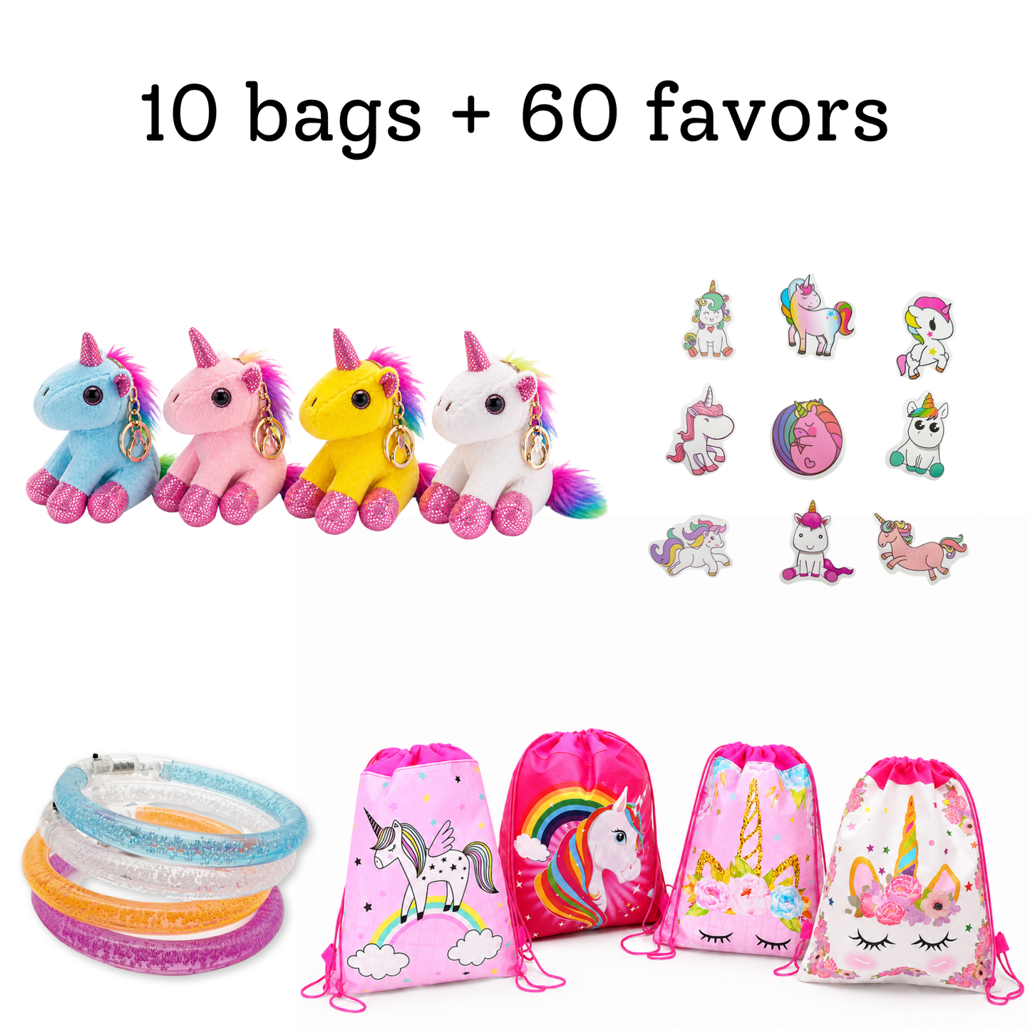 Unicorn Party Favor Set for 10 Kids