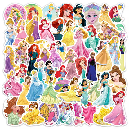 SET of 50 Disney Princess Stickers