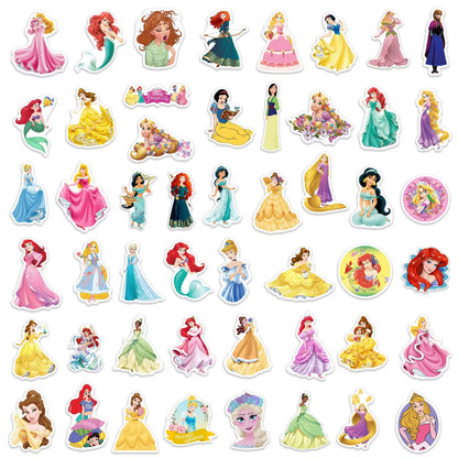 SET of 50 Disney Princess Stickers