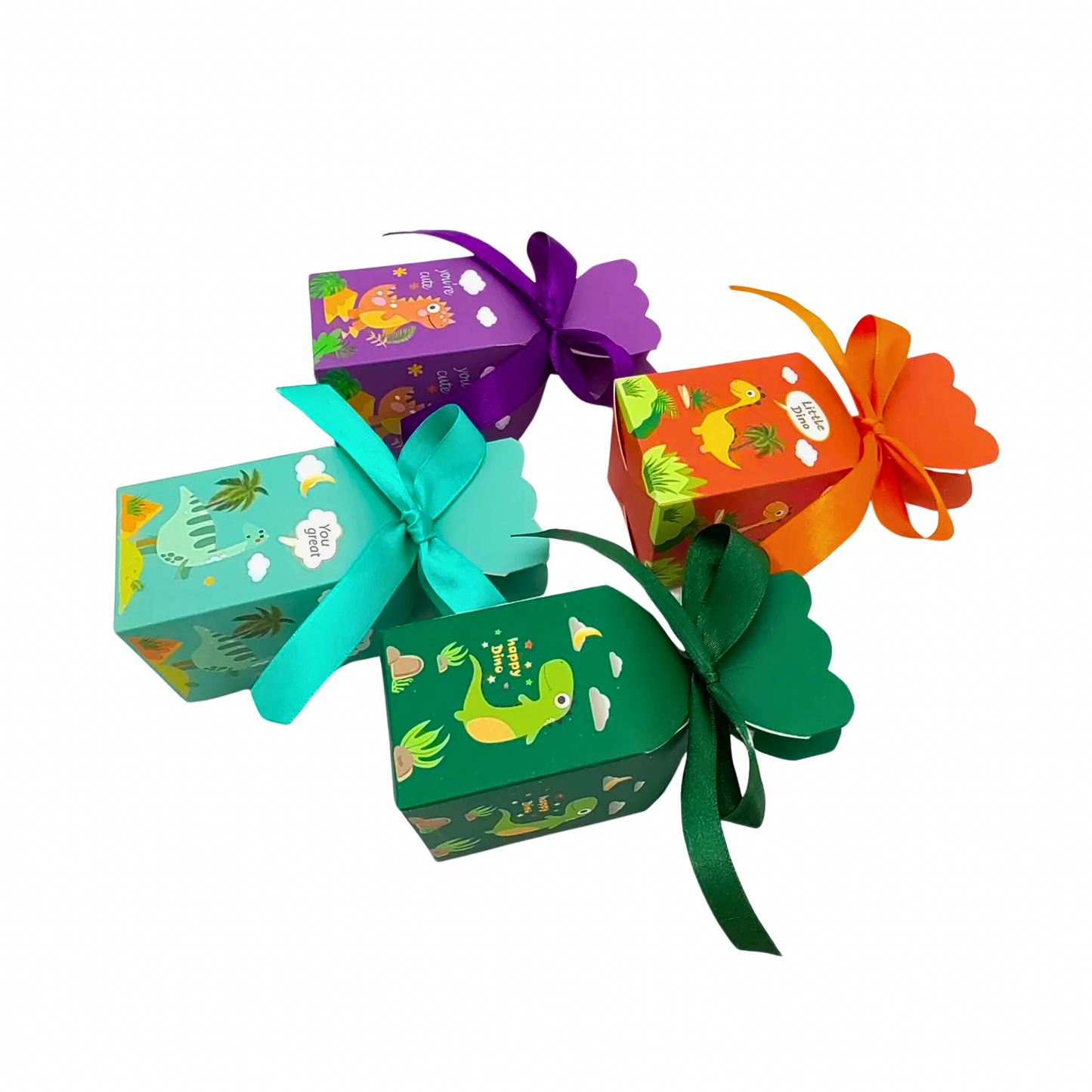 SET of 10 Dinosaur gift box