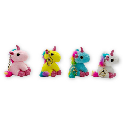 Plushy Unicorn Keychain